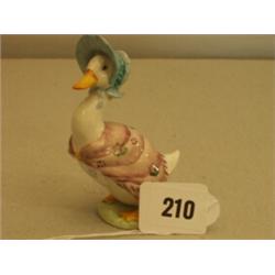 Beswick Beatrix Potter figure of 'Jemina Puddleduck' BP2 back stamp…