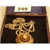 Image 1 : Gold mourning locket and chain…