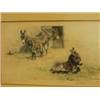 Image 1 : Framed signed limited edition David Shepherd print 62/850 of donkeys…