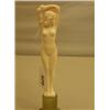 Image 1 : Art Deco ivory nude figure on marble base, 8" high, after Preiss…