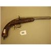 Image 1 : Late 19c Belgian walnut handled 9mm percussion pistol…