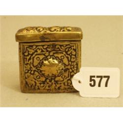 WW1 brass belt box…