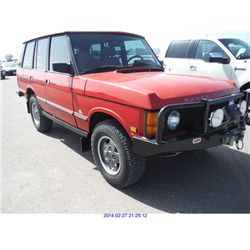 1992 - LANDROVER RANGE ROVER