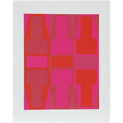 Arthur Boden, T Series (Red), Serigraph