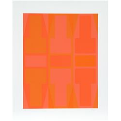 Arthur Boden, T Series (Orange), Serigraph