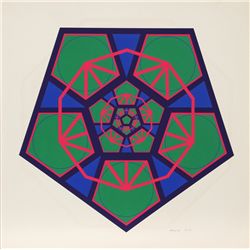 Ronald Abram, Infinitesimale Constantes 7, Silkscreen