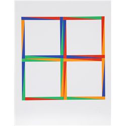 Max Bill, Abstract Grid, Silkscreen