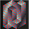 Image 1 : Victor Vasarely, Gestalt 4, Serigraph