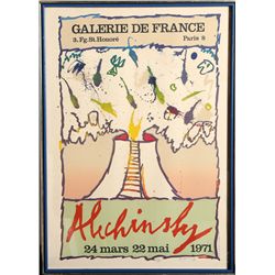 Pierre Alechinsky, Galerie de France, Lithograph