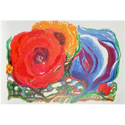 Ronald Julius Christensen, Sky Flowers, Lithograph