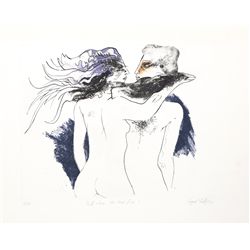 Guy Salles, Let alone the hand that flies, Aquatint Etching