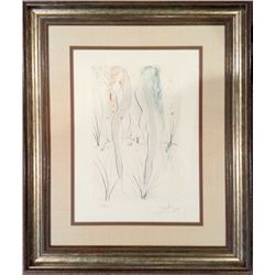 Salvador Dali, Return, return, Shulamite, Song of Songs of Solomon, Etching