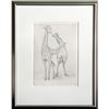 Image 1 : Michelle Rollman, Giraffe Kicking Giraffe, Graphite Drawing
