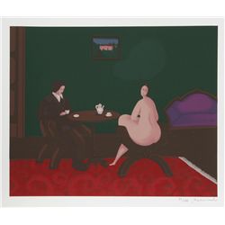 Branko Bahunek, Tea Time, Serigraph