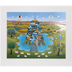 Gisela Fabian, Tower of life, Serigraph