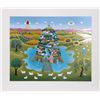 Image 1 : Gisela Fabian, Tower of life, Serigraph