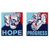 Image 1 : Steven Gagnon, Hope - Progress, Suite of Two Silkscreens