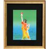 Image 1 : Peter Max, Statue of Liberty (Green/Blue), Lithograph