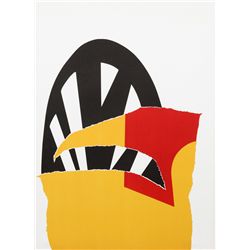 Burhan Cahit Dogancay, Walls 70 (14), Lithograph