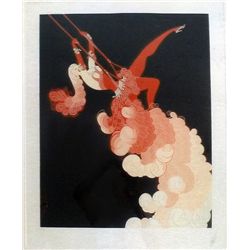 Erte, The Trapeze, Serigraph