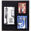 Image 1 : Jean-Paul Philippe, Three Abstract Cubist Oil Paintings