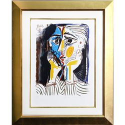 Pablo Picasso, Visage, 39-4, Lithograph