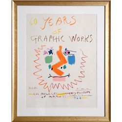 Pablo Picasso, 60 Years of Graphic Works: Los Angeles County Museum, Lithograph