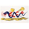 Image 1 : Alexander Calder, Untitled (Design for Braniff Airlines), Lithograph