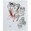Image 1 : William Gropper, Woman Dancing (13) from the Shtetl Portfolio, Lithograph
