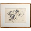 Image 1 : Jean Louis Liberte, Resting Nude, Drawing