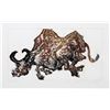 Image 1 : Shaih Lifa, Bull, Aquatint Etching