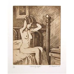 Louis Russomanno, Morning Lights, Etching
