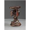 Image 2 : D.R. Congo Shaba Hemba Headrest with Two Figures with Caryatid