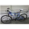 Image 1 : BLUE NAKAMURA 21 SPD FULL SUSPENSION MOUNTAIN BIKE