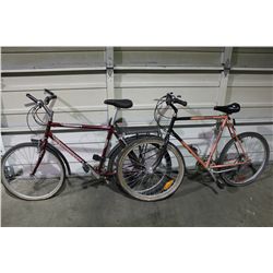 2 BIKES - RED DIAMONDBACK AND RED VAGABOND