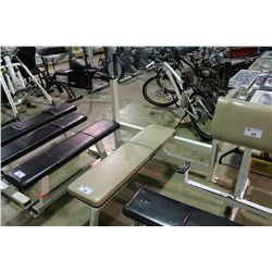 WHITE APEX BENCH PRESS BENCH