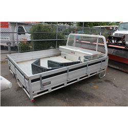 ACCESSDEK ALUMINUM TRUCK BOX WITH HEADACHE RACK