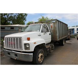 1992 GMC TOPKICK FLATDECK VIN 1GDG6H1J6NJ502544