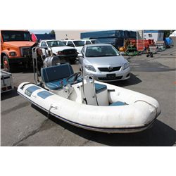 SOUTHERN PACIFIC INFLATABLE BOAT WITH NISSAN 30 4 STROKE MOTOR