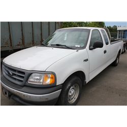 2000 FORD F150 VIN 2FTZX1724YCA75109