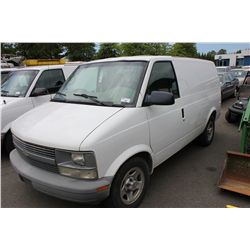 2004 CHEVROLET ASTRO CARGO VAN VIN#1GC11GDM19X84B112129