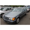 Image 1 : 1993 MERCEDES 500 4DSDN VIN WDBGA51E9PA112804