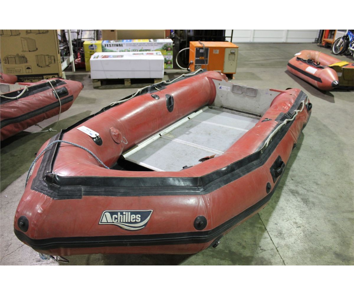 ACHILLES SD-124 12' INFLATED RIB LOCKING FLOOR INFLATABLE BOAT - Able ...