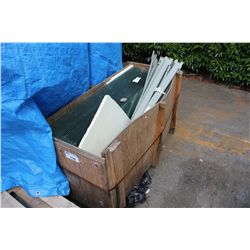 BIN OF HEAVY DUTY GLASS