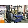 Image 1 : KOMATSU 3 STAGE MODEL T015M247 ELECTRIC FORKLIFT WITH FERRO FIVE CHARGER