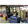 Image 2 : KOMATSU 3 STAGE MODEL T015M247 ELECTRIC FORKLIFT WITH FERRO FIVE CHARGER