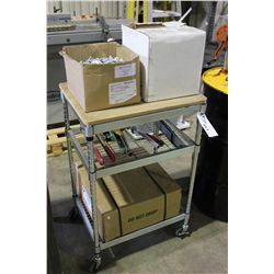 MOBILE CART WITH BANDING EQUIPMENT