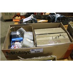 BOX OF ASSORTED CUTTING TOOLS TOTAL RETAIL VALUE OVER $14,000