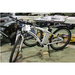 WHITE TAO TAO 7 SPD FRONT SUSPENSION ELECTRIC BIKE