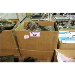 BOX OF WETLAND CAMO HUNTING PANTS